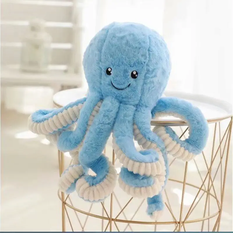 

60cm Lovely Simulation Octopus Plush Stuffed Toy Soft Animal Home Accessories Doll For Children Gifts
