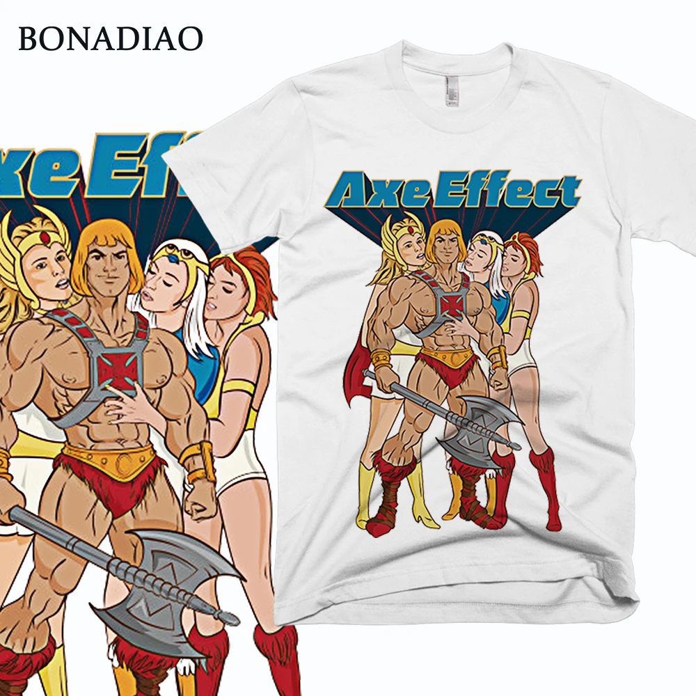 Забавные он-человек мастера Вселенной футболка уникальный дизайн для мужчин Homme