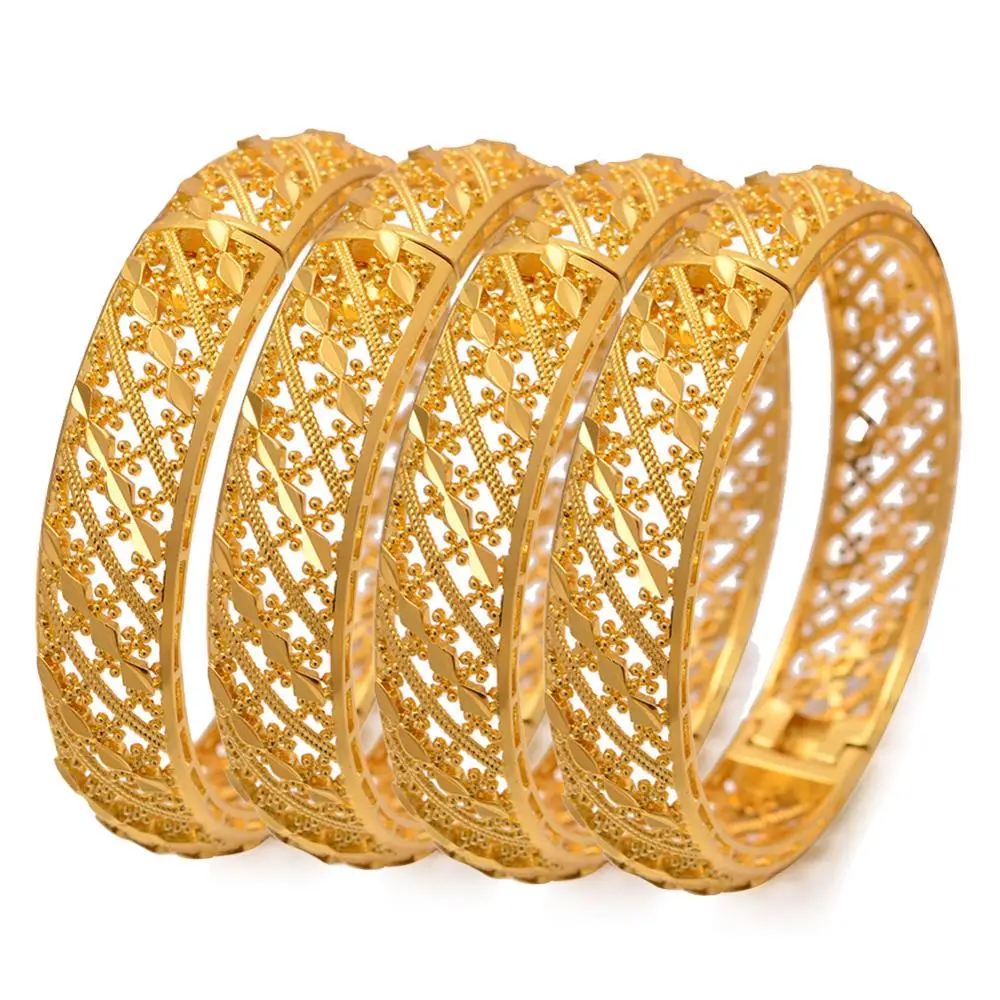 Большие роскошные открытые браслеты Wando для женщин/девушек свадебные из Дубая и