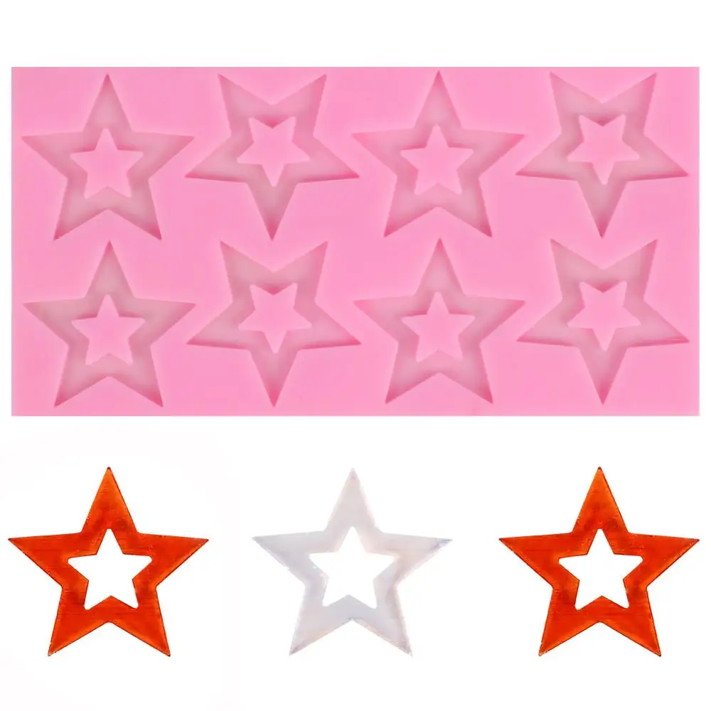 Силиконовая форма для торта в виде пятиконечной звезды инструменты украшения