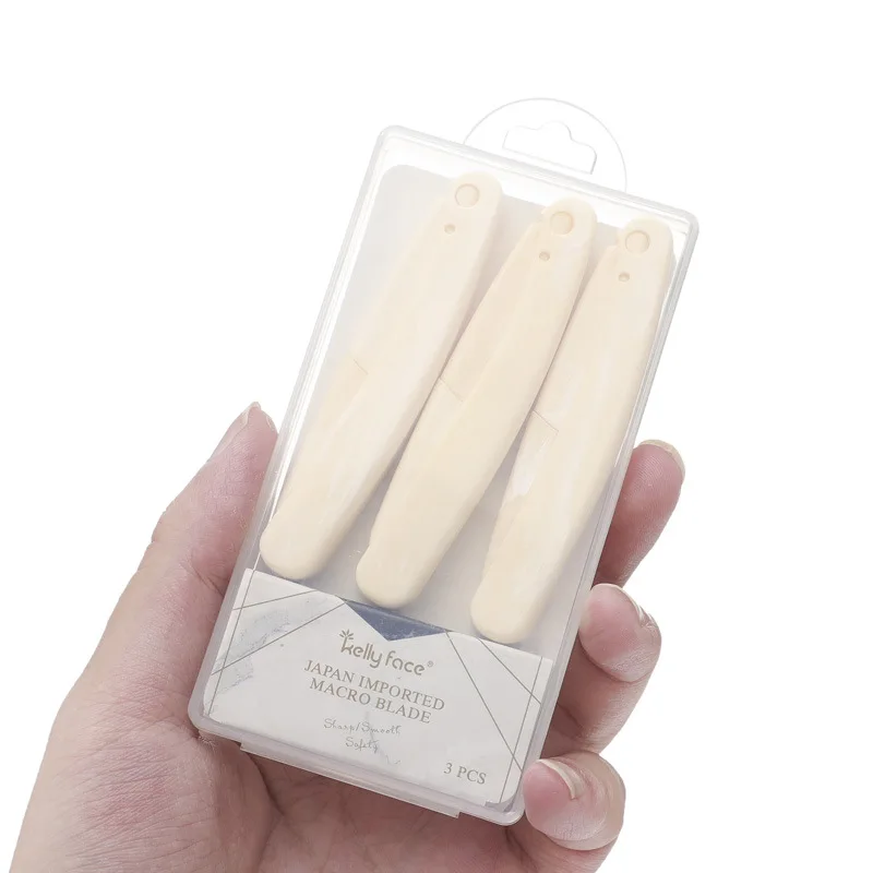 3 шт./кор. триммер для бровей безопасный острые лезвия Защитная сетка лезвие