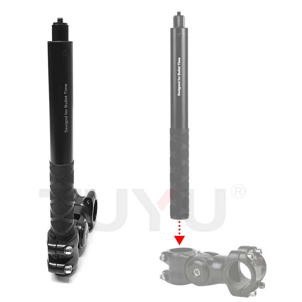 Кронштейн для крепления на руль мотоцикла/велосипеда TUYU невидимый монопод