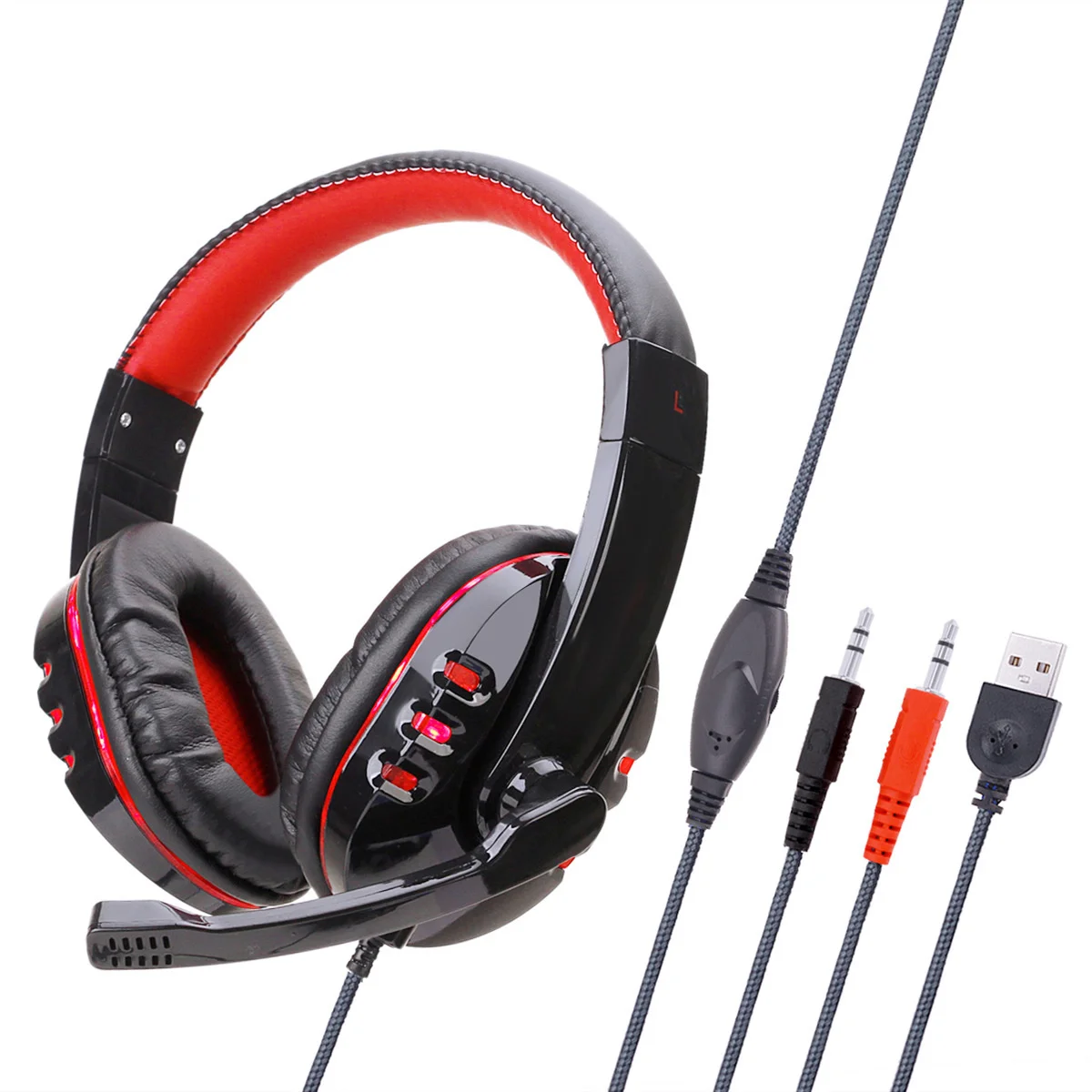 

Светящаяся гарнитура Sy733 для компьютерных игр