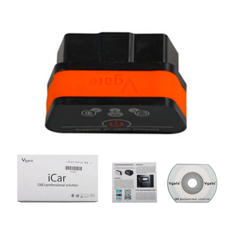 Диагностический инструмент Vgate ICar 2 ELM327 Wifi/Bluetooth OBD2 для IOS IPhone/Android Icar2 Bluetooth Wi Fi ELM 327