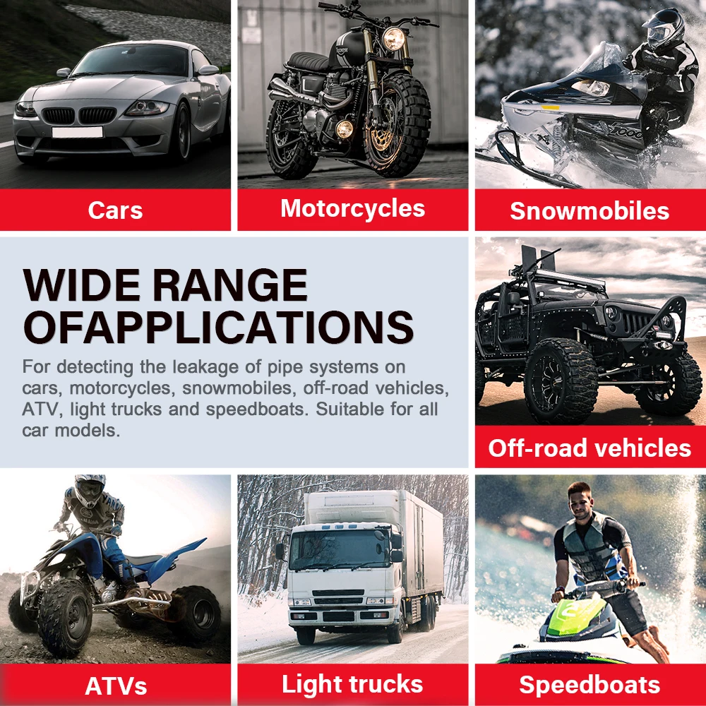 Автомобильный детектор утечки дыма ANCEL S1000 тестер для масляных труб 12 В |