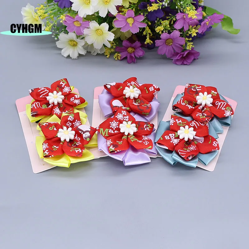 

Fashion new ribbon hair clips for girls silk hairpins cute spinki do wlosow Barrettes hanfu hair accessory S06-5