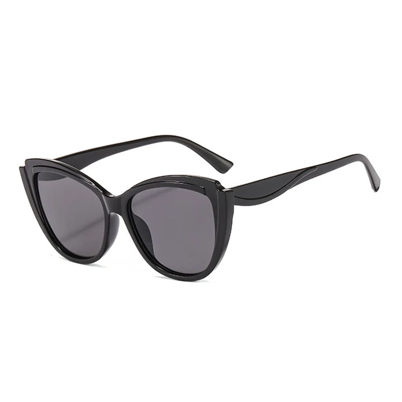 

Cat Eye Oversized Sunglasses Women 2021 Designer Stagger Sun Glasses Fashion Shades For Men Vintage Retro Glasses Gafas De Sol