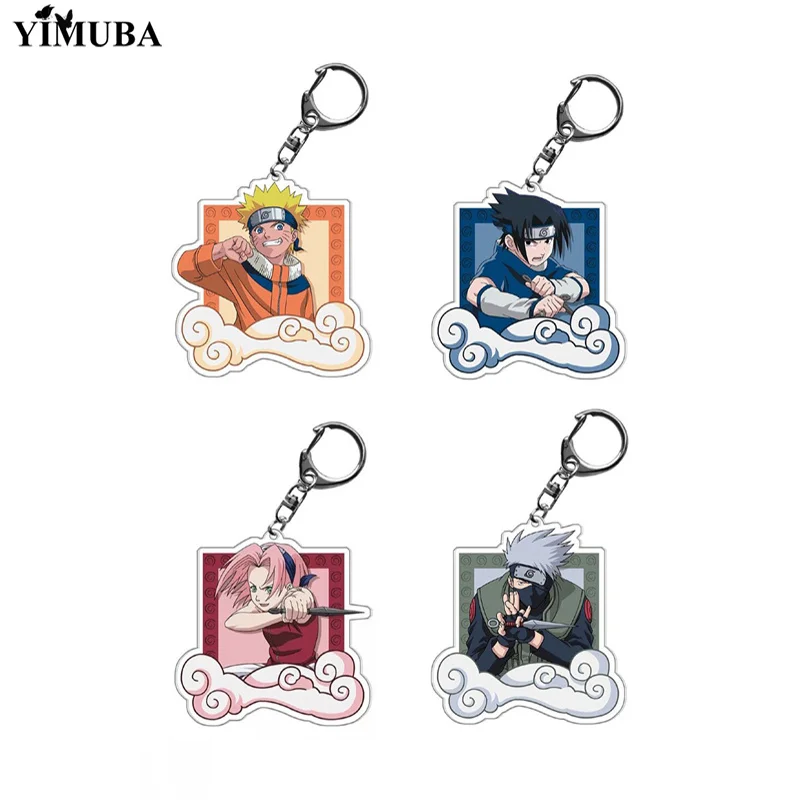 

Брелок для ключей с персонажами аниме, популярный двухсторонний акриловый держатель для ключей с рисунком крови, реквизит для косплея, лучш...