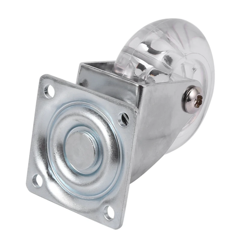 Прозрачный полиуретановый ролик бесшумный Универсальный сверхпрочный колесо