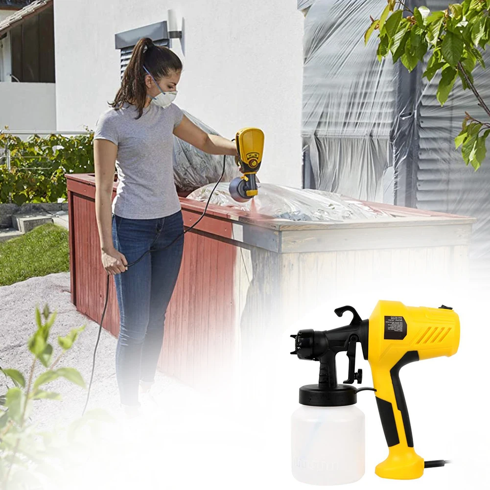 

Electric Sprayer Gun High Power Electric High Pressure Paint Sprayer Washing Tool Adjustable Nozzle Car Fence Furniture Painting