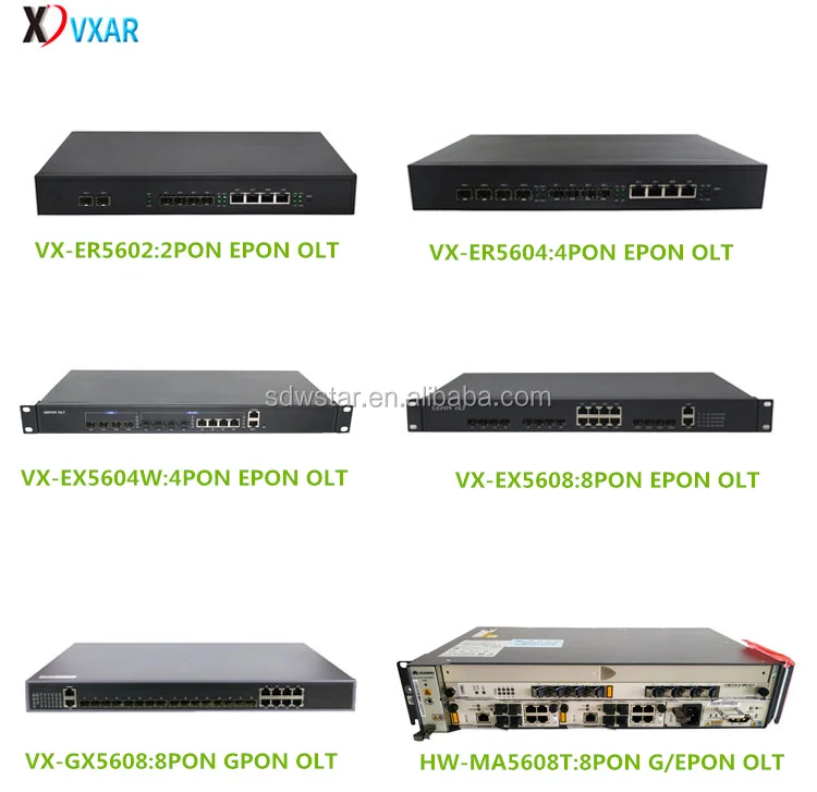 EPON OLT 4 спортивный костюм для Huawei ZTE FiberHome с оптическим сетевым блоком и оптическим сетевым окончанием NMS программного обеспечения