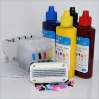 lc3313 lc3311 pigment dye ink refill kit inkjet cartridge for brother dcp j772dw mfc j491dw mfc j890dw printer arc chip resetter