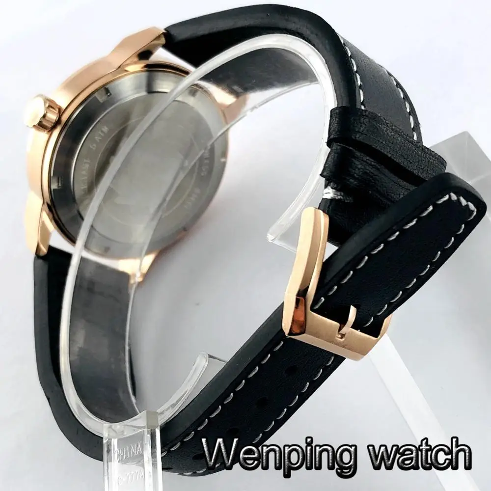 Новинка 2020 мужские часы для отдыха corgтеле 41 мм с чехлом из розового золота и