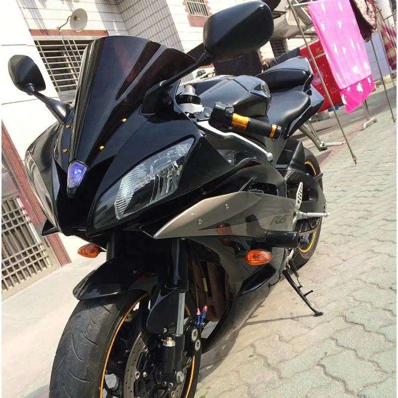 Ветровое стекло для Yamaha синие черные дымовые дефлекторы ветровое 2006 2007 г. YZF R6 600 06