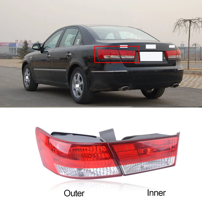 CAPQX для Hyundai Sonata NF 2005 2006 2007 2010 задний бампер стоп светильник хвост Taillamp головной