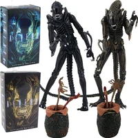 23cm aliens vs predaor action figures xenomorph facehugger chestburster eggs ultimate edition avp model toys
