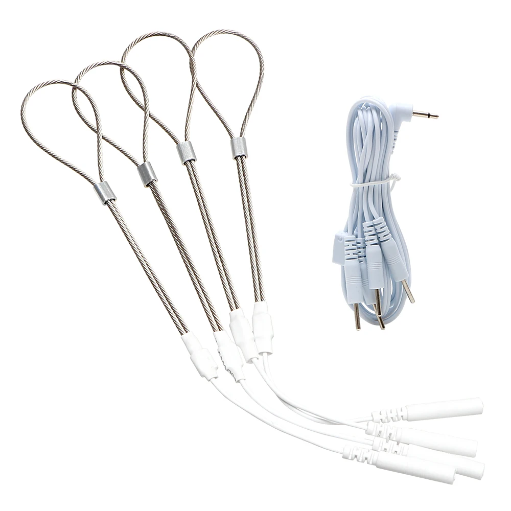 Оло петух кольца проволочная петля Электрический массажер пениса шок Задержка