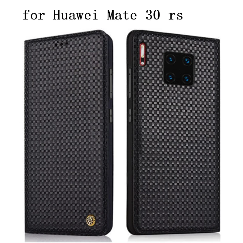 

New Genuine Leather Phone Case for Huawei Mate 30 rs 30rs Case Fashion Flip Protective Skin Shell for Huawei Mate30rs Mate 30rs