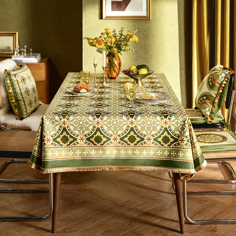 

American Style Table Cloth for Birthday Party Wedding Rectangle Table Cloths Modern Classic Tovaglie Da Tavola Home Decor BD50TC