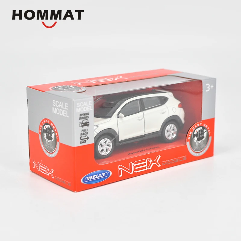 Модель автомобиля HOMMAT 1:36 Hyundai Tucson SUV литой автомобиль из сплава коллекционная