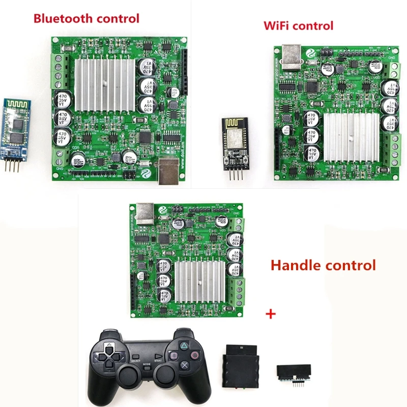 

DIY TS900 Large Load Metal Tank Chassis Car Metal Shock-absorbing Crawler/Track Smart Robot Chassis+High Power Motor Assembled
