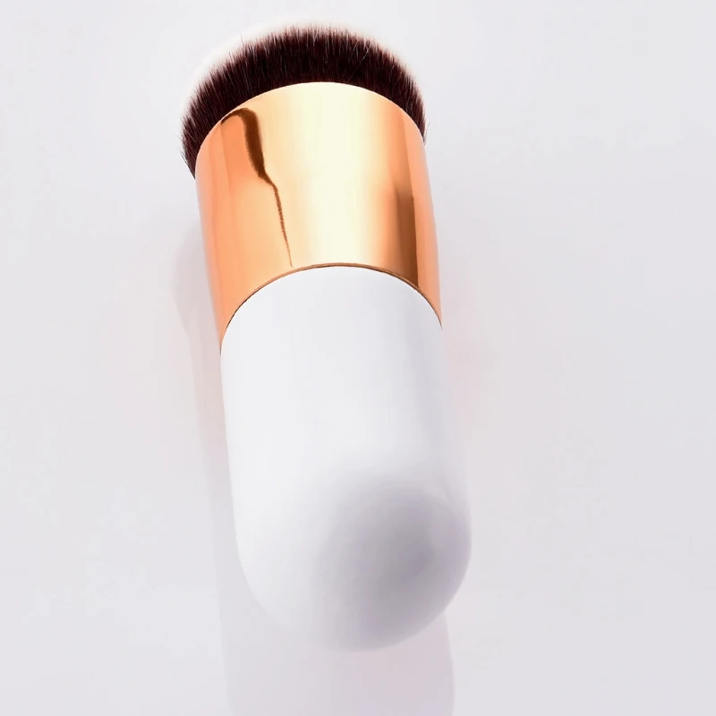Плоская верхняя искусственная Пудра Кисти для макияжа Кабуки инструменты лица |