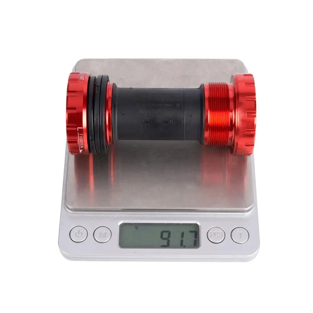 

BB91 Bicycle Bottom Bracket Sealed Bearing Thread Type 68 73 mm BSA68 Shell 24mm spline Axis MTB Road Bike Waterproof