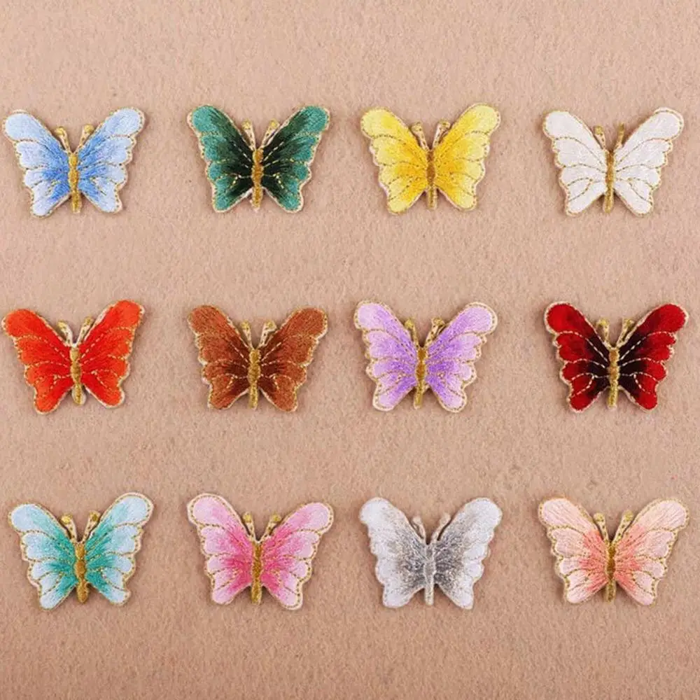 Новинка брендовая вышитая нашивка с розами/бабочками ПРИШИТАЯ аппликация значок