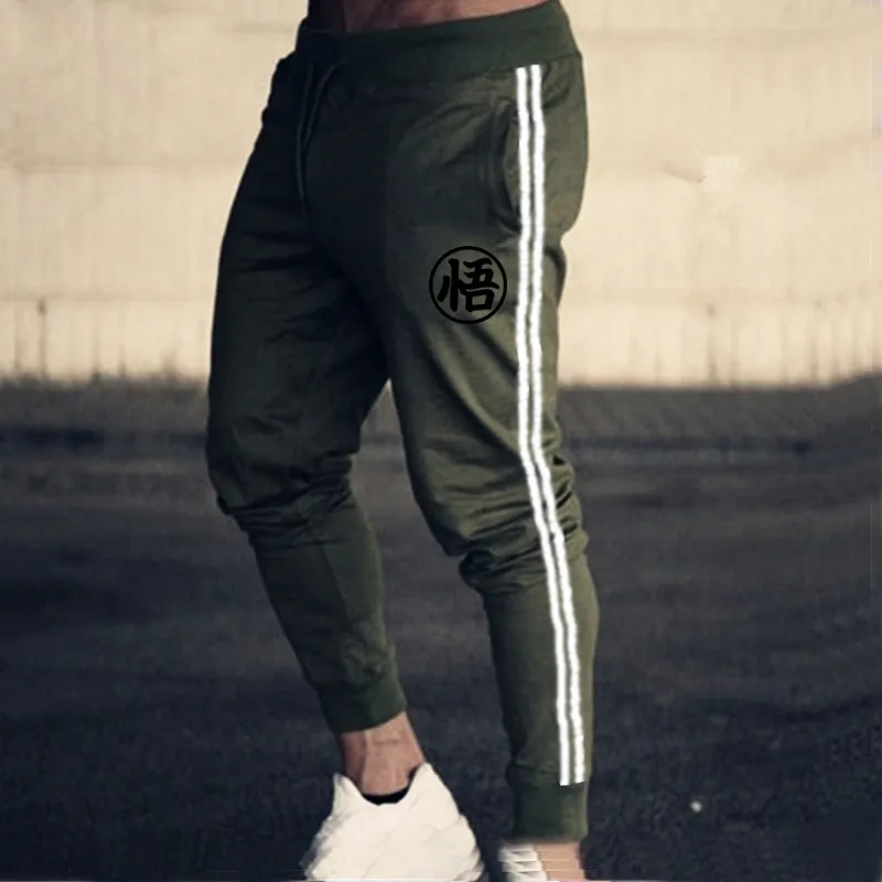 Новинка мужские спортивные штаны для тренировок бега джоггеры облегающие