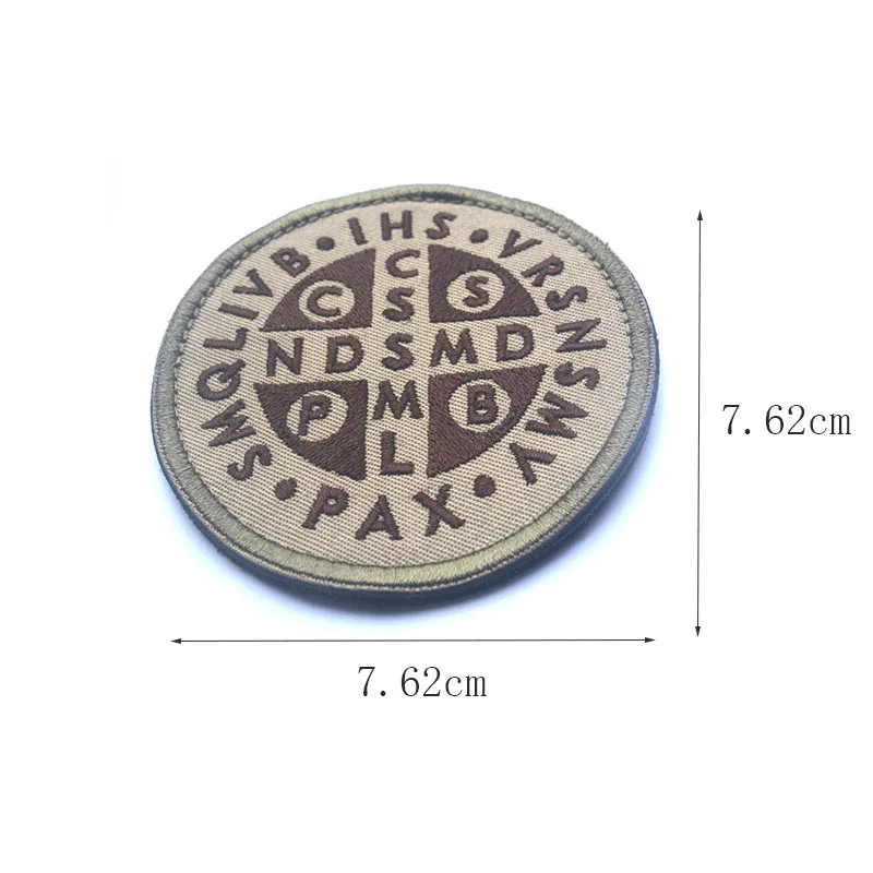 1pcMilitary Тактический Бенедикт в поперечную полоску/яйца с вышитым крестом чехол