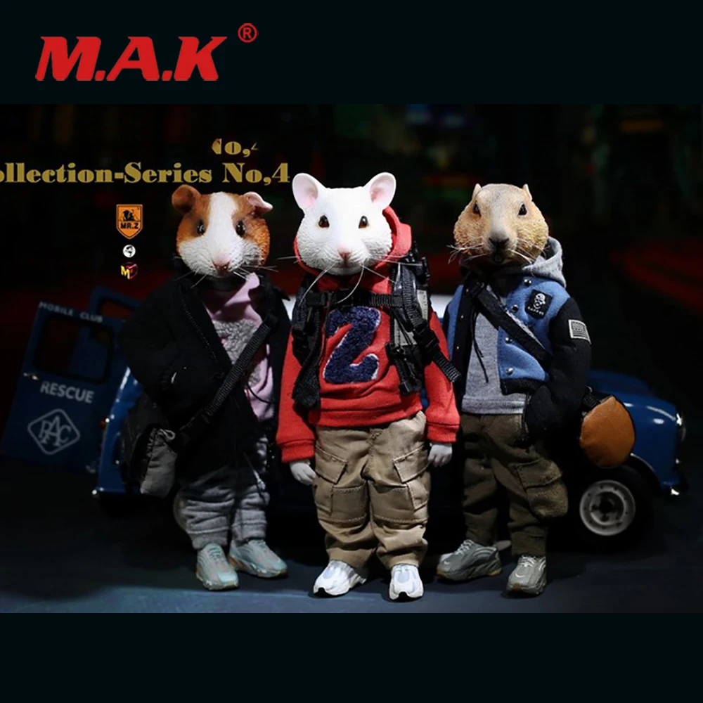 Серия Groundhog коллекция Mr.Z 7 &quotPocket animal PZCS009 White mousePZCS010 Guinea pig PZCS011 No.4 фигурки животных