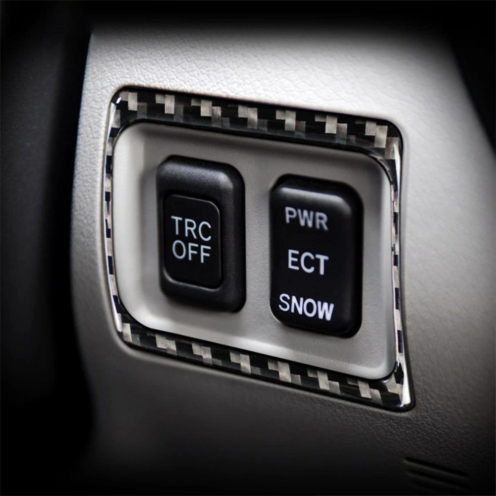 

Carbon Fiber Car TRC Switch Button Control Frame Cover Trim Sticker Fit for Lexus IS250 300 350C 2006-2012 Car Accessories