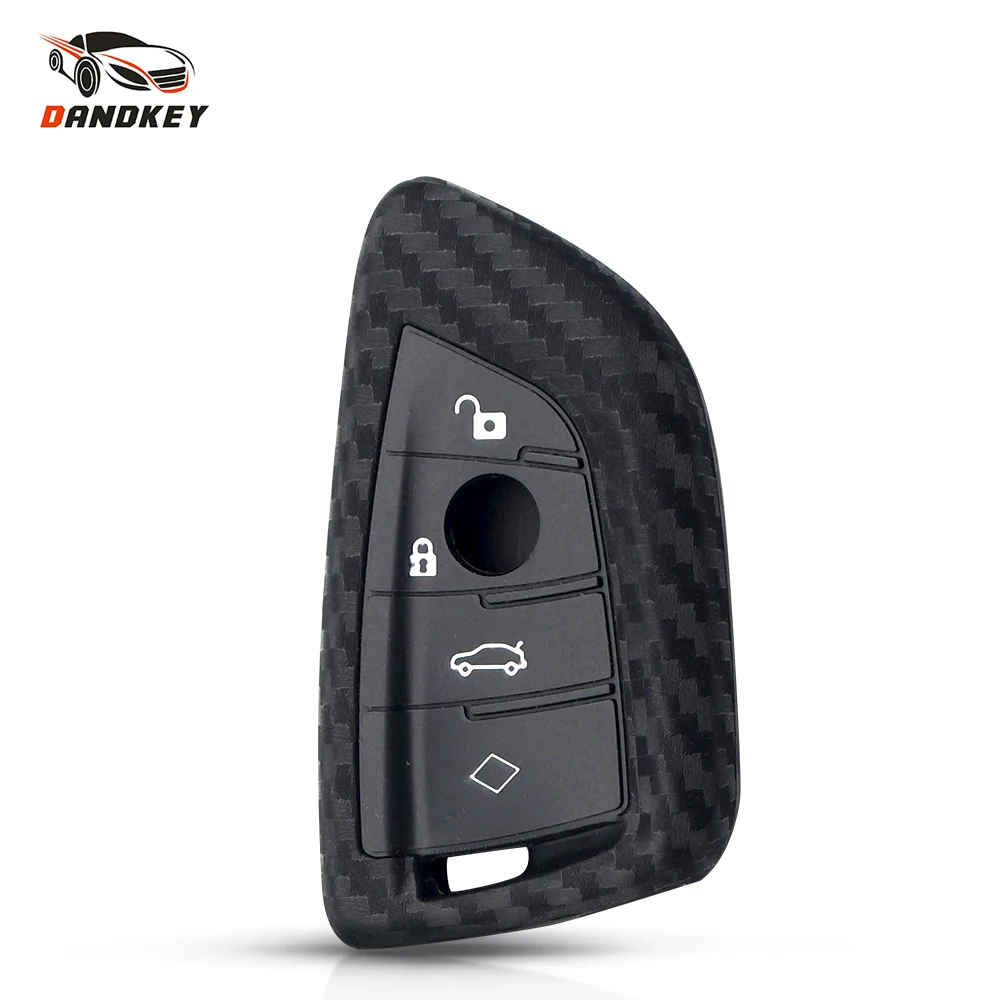 Dandkey 10 шт. Fibler силиконовый чехол для ключей от машины BMW X1 X5 F15 X6 F16 на возраст 1 2 5 7