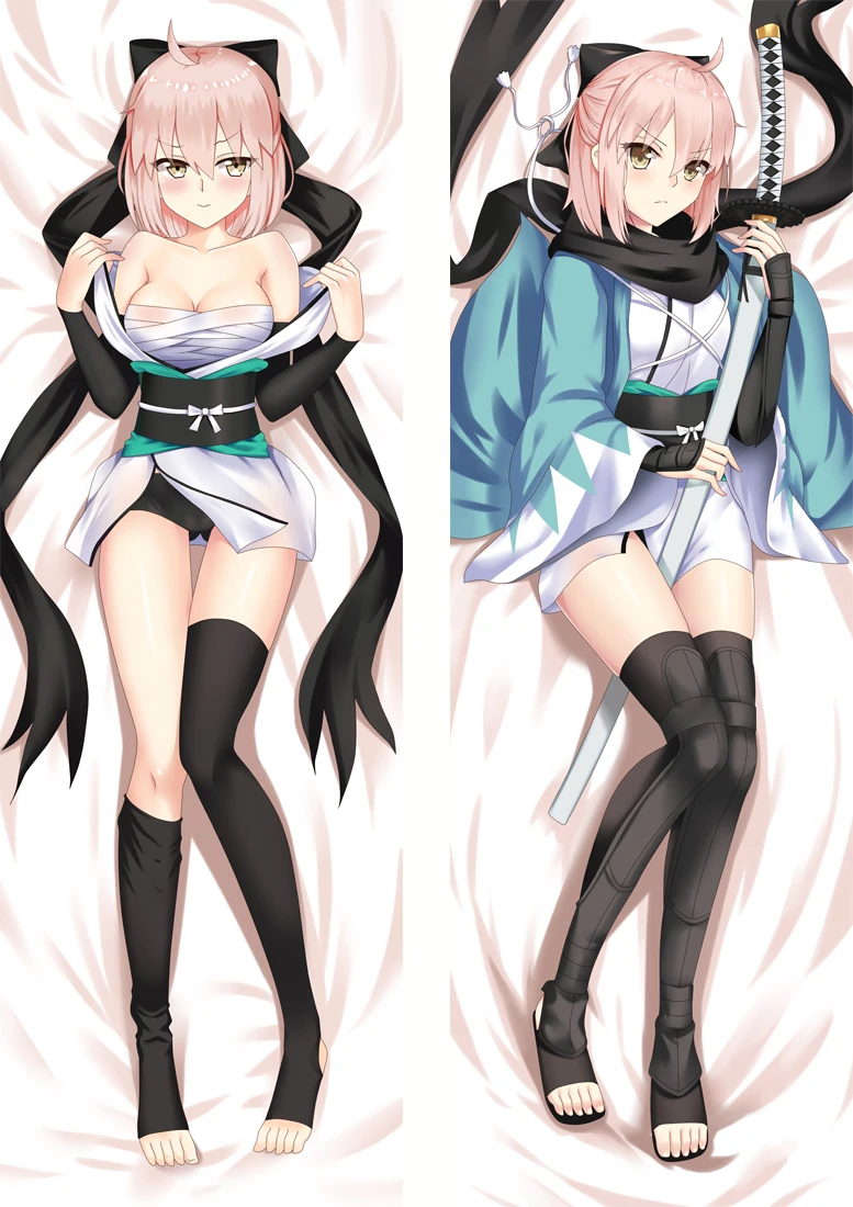 

FGO Fate Grand Order Sakura Saber Okita Souji Dakimakura body Pillowcase Cushion Case Cover