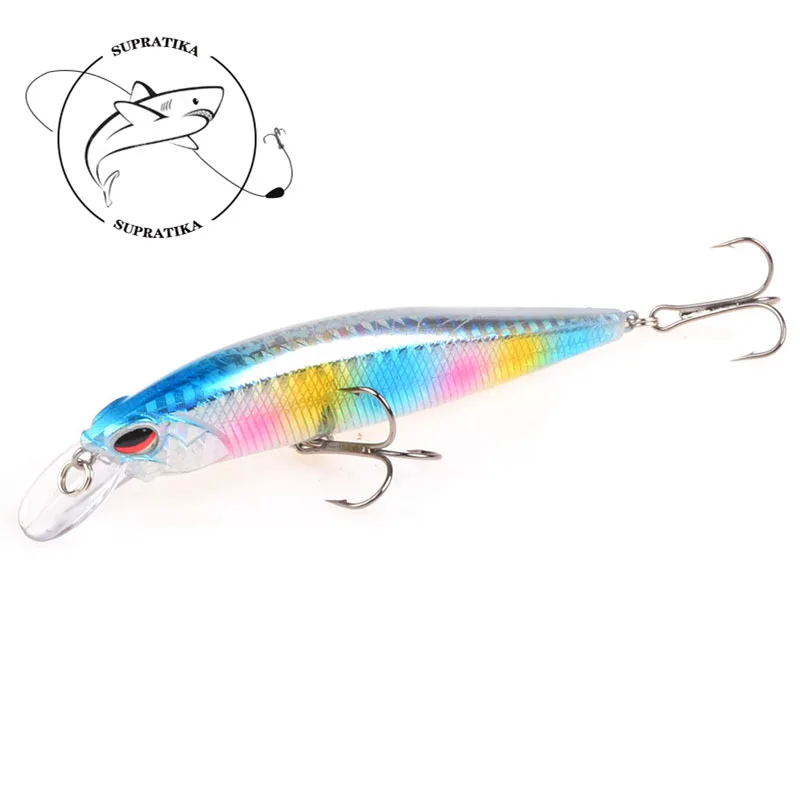 

6 Colors 14g/11cm Artificial Hard Bait 6# With Sharp Hook 3D Eye Bionic Bait Sea Fishing Lure Outdoor Stream Freshwater