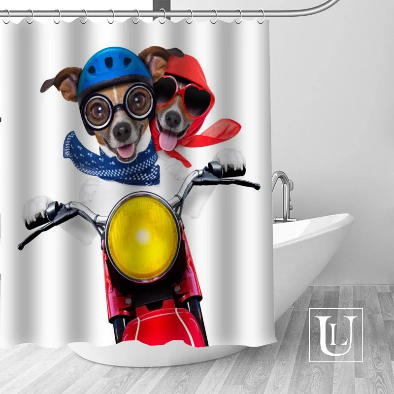 Креативная собачья занавеска для душа водонепроницаемая ванной ткань полиэстер