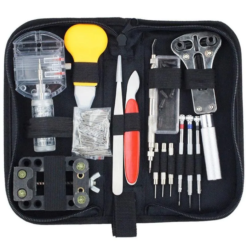 

144pcs Watch Link Pin Remover Case Opener Watch Tools Watchmaker Parts Repair Pry Screwdriver Clock Watch Repair Tool Kit