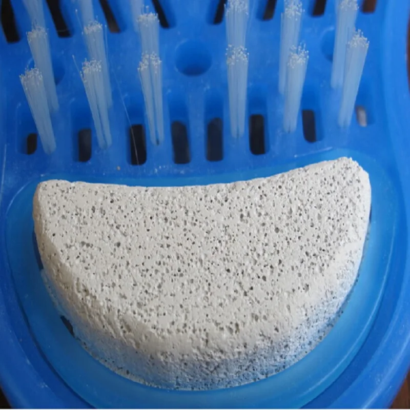 1 шт. новая Массажная щетка для купания стоп ing Footshoes Dead Skin Scrubber Stone Back | Дом и сад