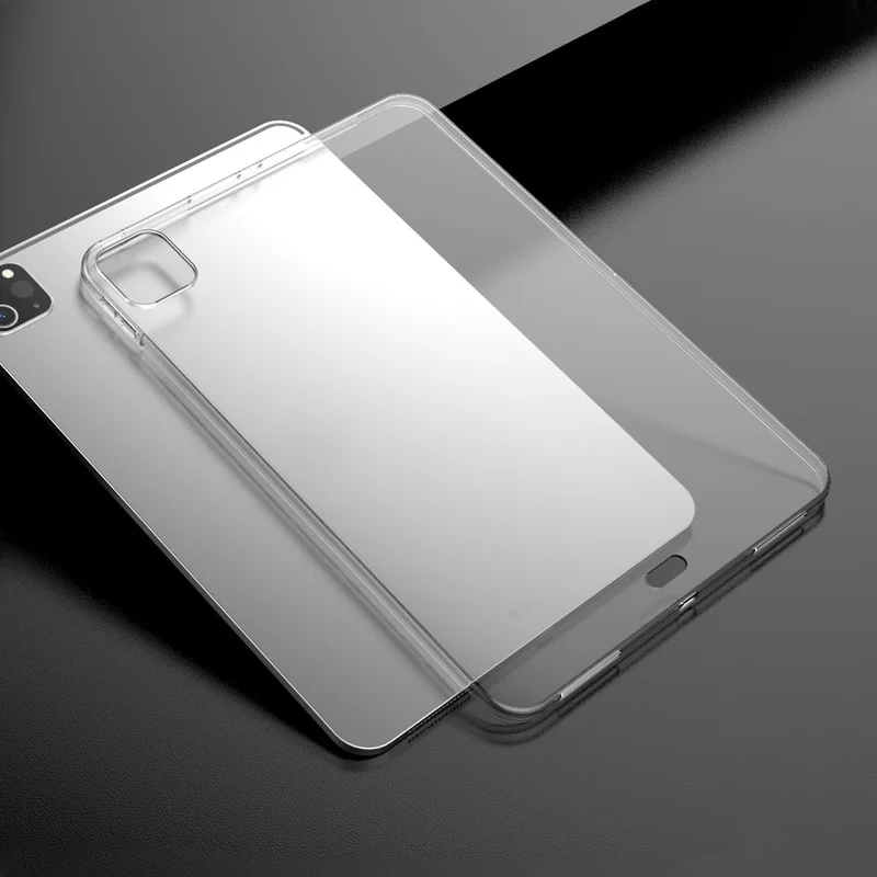 

Shockproof Soft Silicone Case For iPad Mini6/Air4 Flexible Transparent Back Protective Cover For 2021 Ipad Pro 11inch/12.9inch