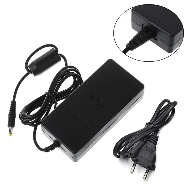 Euプラグac電源アダプタとの互換性PS2 70000 ac 100〜240v 50