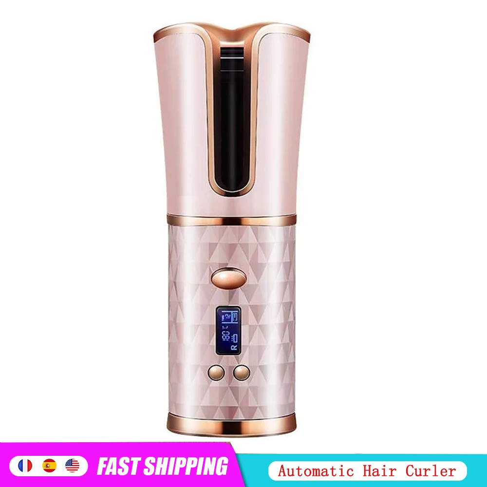 Беспроводные щипцы для завивки Беспроводной автоматическая волосы волос USB