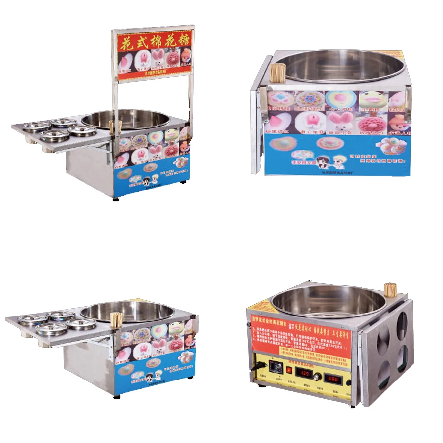 ChengLing машина для производства хлопчатобумажных конфет полностью цветная