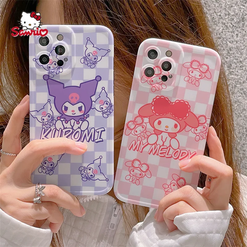 

Sanrio Kuromi Fun Cartoon Phone Case for iPhone13 13Pro 13Promax 12 12Pro Max 11 Pro X XS MAX XR 7 8 Plus Cover