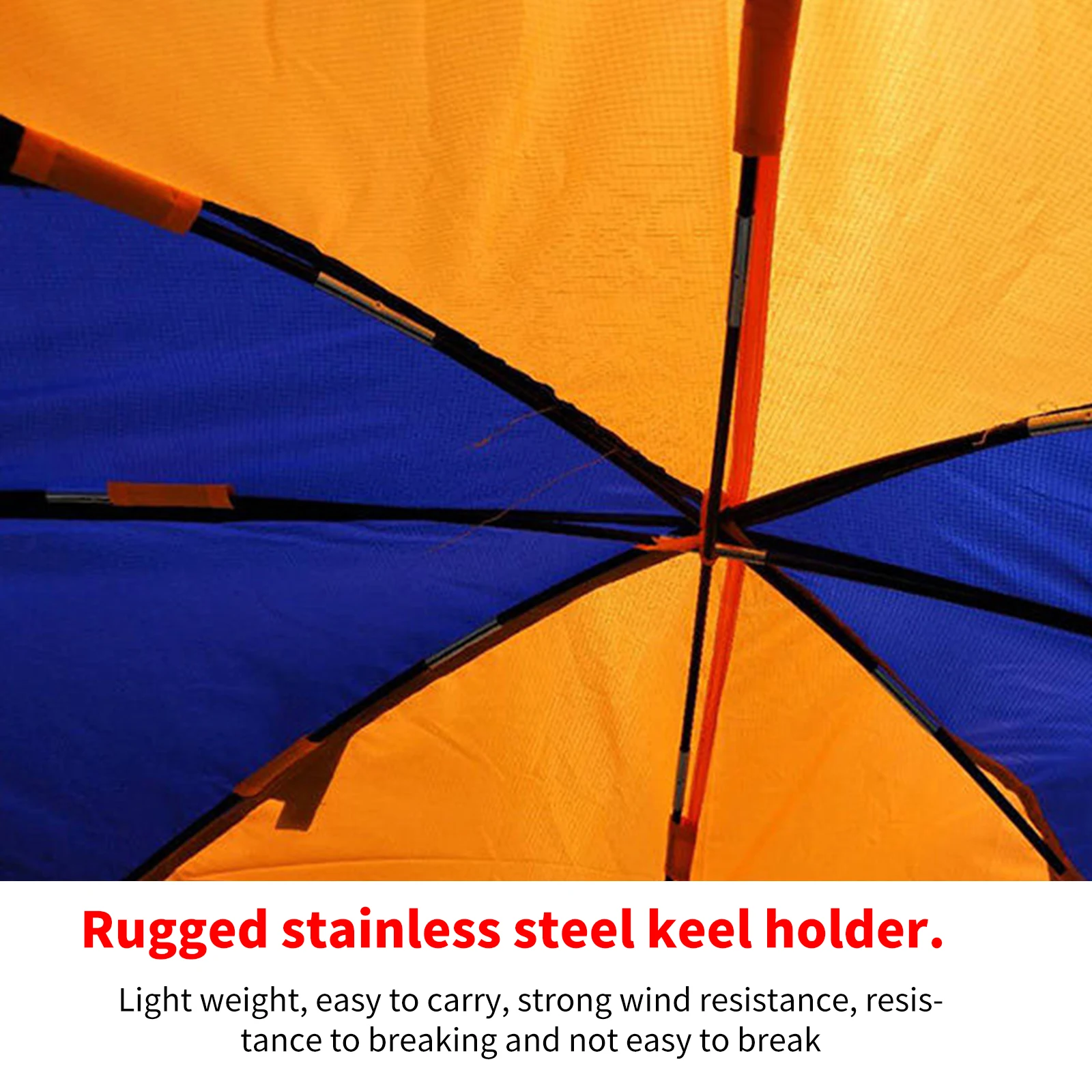 

Camping Outdoor Tent For Inflatable Boat Rubber Boat Ultralight Tarp Survival Sun Shelter Shade Awning Silver Coating Beach