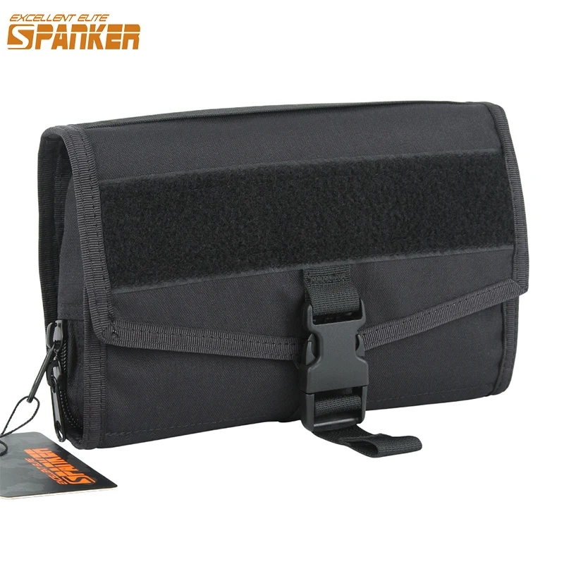 

EXCELLENT ELITE SPANKER Portable Men Women Travel Cosmetic Bag Tactical Hanging Necessaries Zipper MakeUp Bags