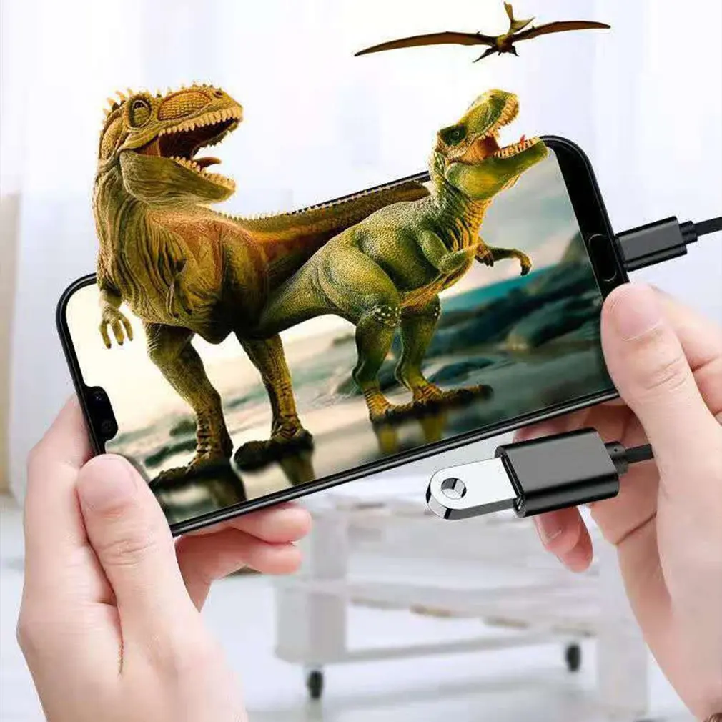 Кабель-адаптер OTG с портом Type-C папа на USB 2 0 мама аксессуары для ноутбуков и