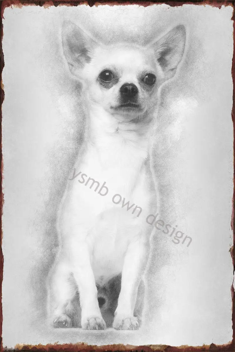 

Жестяная Табличка чихуахуа, сидящая на металле, Жестяная Табличка, Настенный декор, ретро, винтажный стиль, для искусства, мужская пещера, ка...