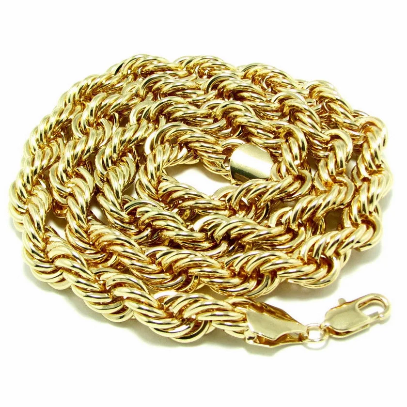 

Korean Hip Hop Series Twist Chain Necklace Metal 10 Mm Thick 90 Cm Long