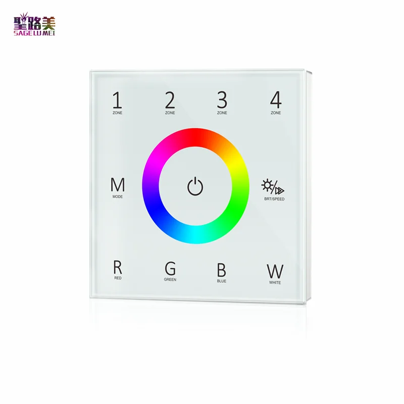 T11 T12 T13 T14 4 зоны одного цвета двойной цвет RGB/RGBW настенный сенсорный Панель DMX