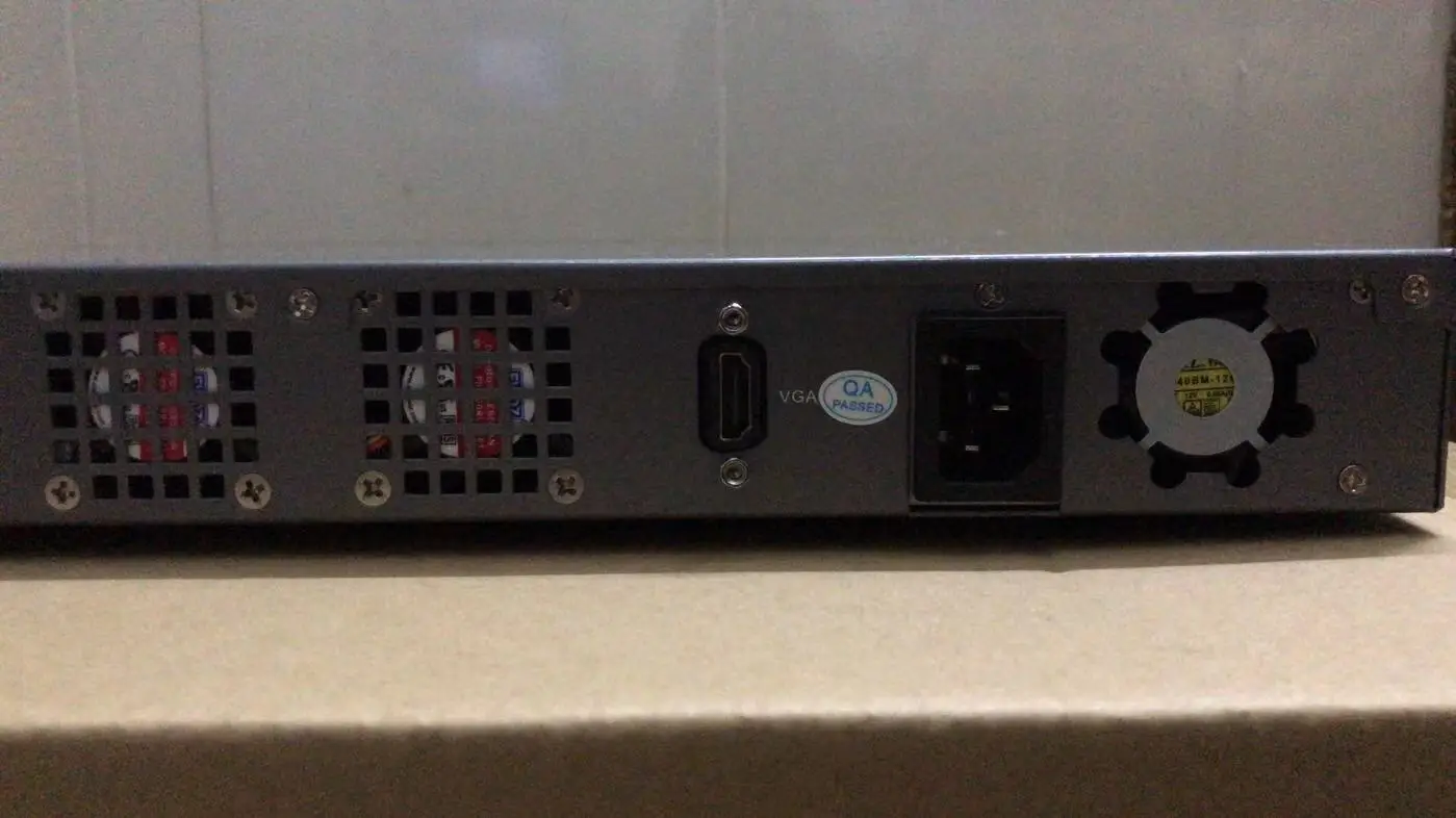 8G RAM 500G HDD широкополосное подключение vpn-подключение Router 1U брандмауэр 6*1000M